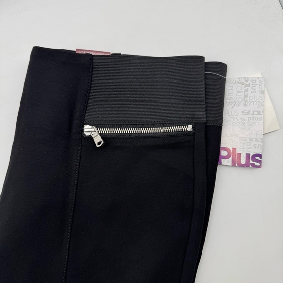 Suko Jeans Plus Women’s Black Stretch Leggings Size US 14 - Picture 3 of 12